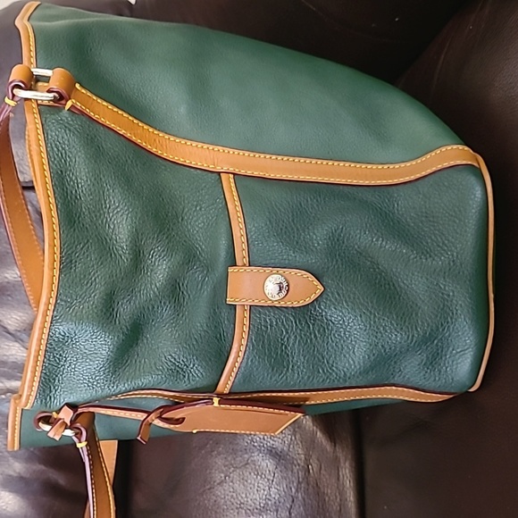 EUC Dooney & Bourke Green Tote Bag - Picture 7 of 16